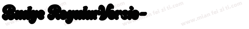Budge RegularVersio字体转换